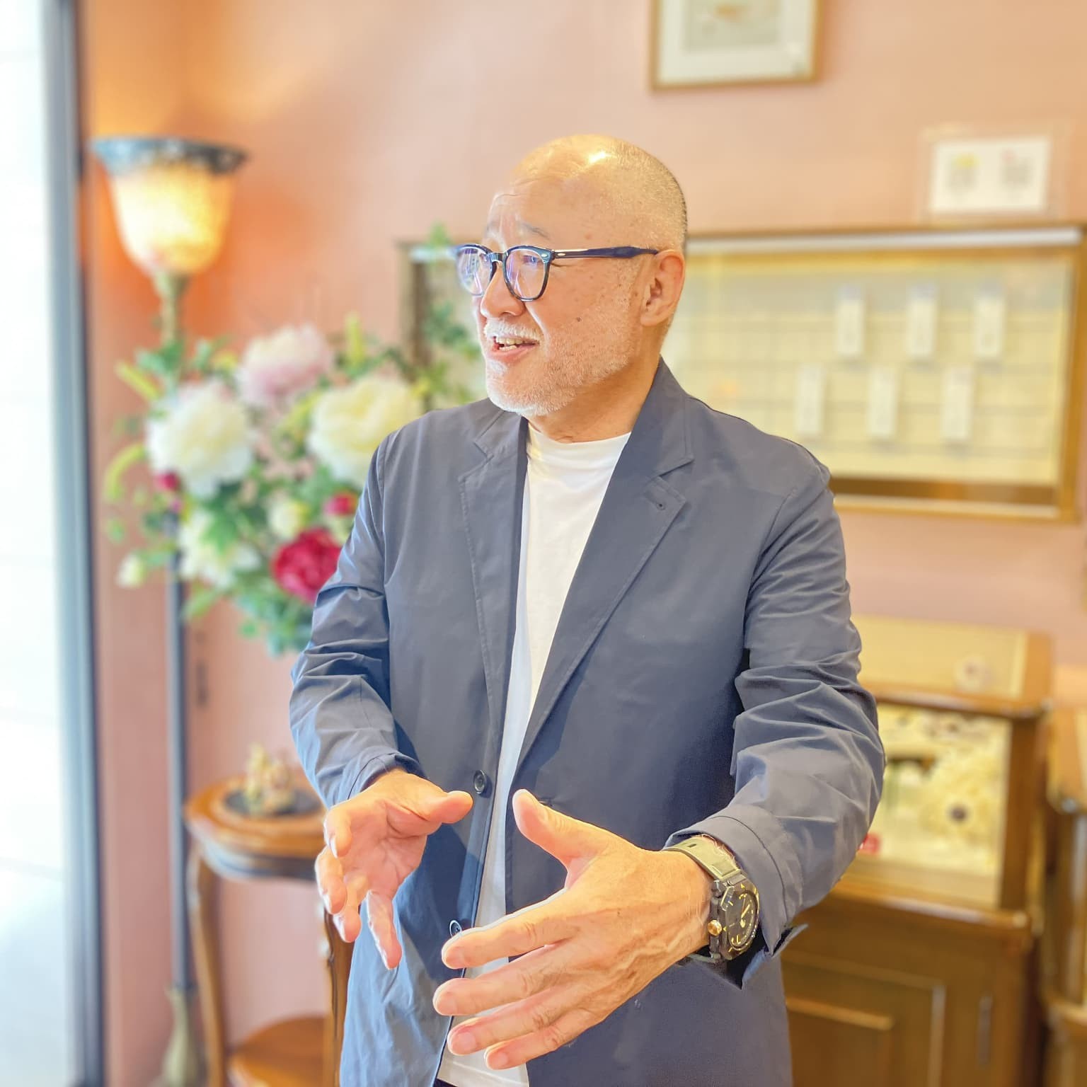 ジュエリーカワニシ 対談 塩島敏彦先生