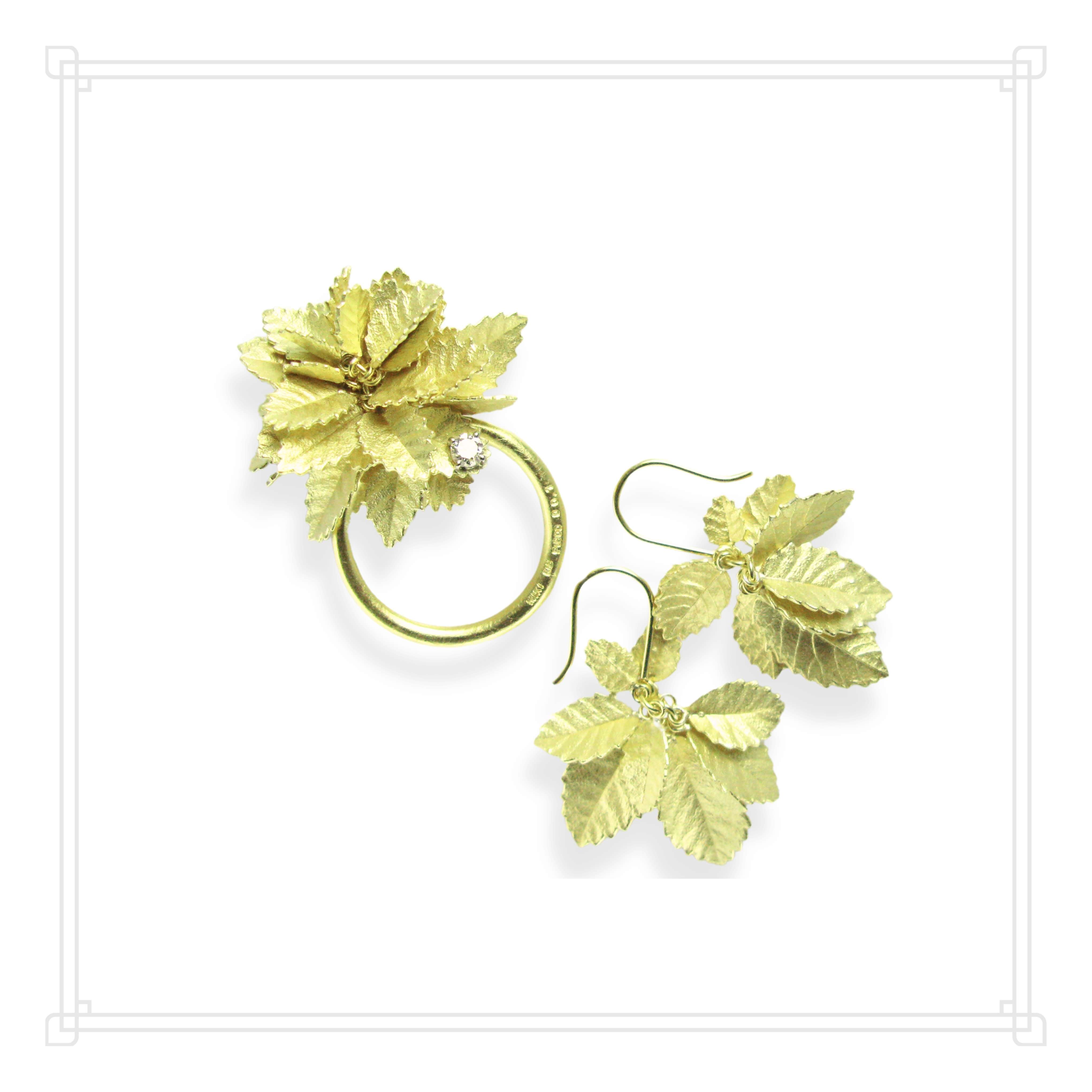 三木稔 ジュエリー ニレケヤキ リング ピアス