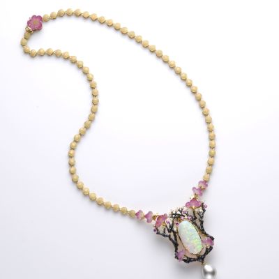  中嶋邦夫 ネックレス 色金 パート・ド・ヴェール